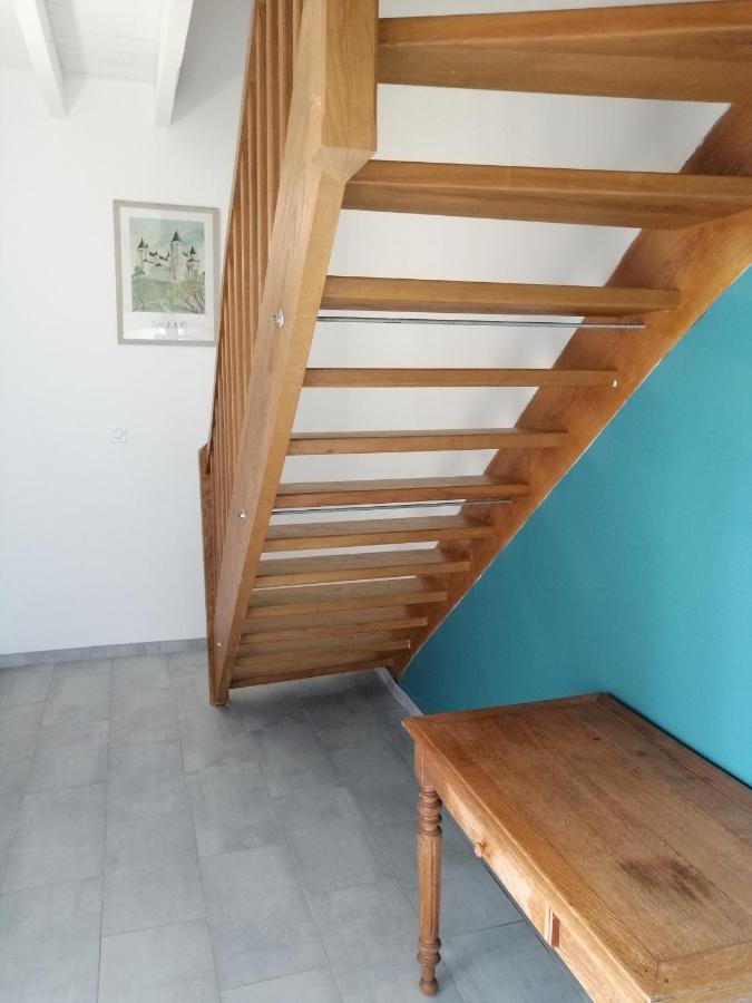 Apartment Bel Appt 3 Pieces, A L'etage, Jardin Privatif, Au Calme, 10 Mn Saumur Et Cnpe *